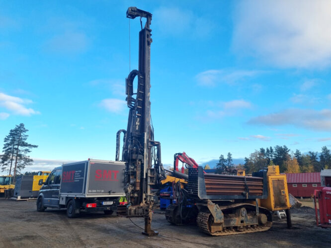 Qmatec 1114TS, foundation drilling rig
